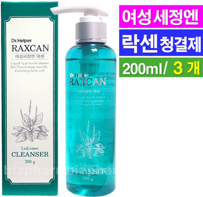 여성세정엔 락센 겔 200g 약산성 여성 세정제 청결제, 3개