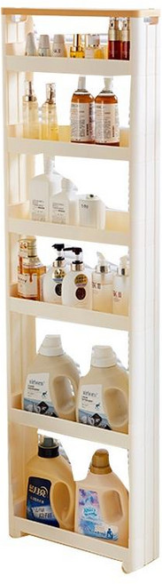 슬림 틈새장 10cm 틈새수납장 폭좁은 수납, 10cm 152 높이6단