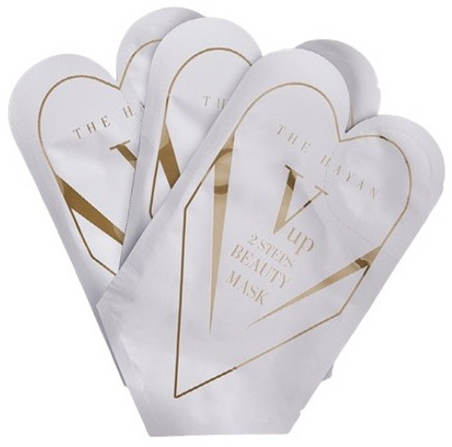 더하얀 브이업 마스크팩 리프팅 얼굴붓기 콜라겐 얼굴형관리 피부탄력 (2스텝 3팩 1박스), 1개, 3개입