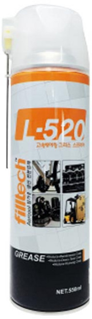 뿌리는구리스 구리스스프레이 L-520 550ml, 1개