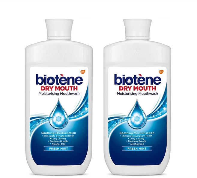 Biotene 바이오텐 영국 구강건조 마우스 워시 프레쉬 민트향 500ml 2팩, 2개 - 쿠팡