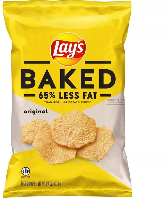 [미국직배송]레이스 오븐 베이크드 감자칩 65% LESS FAT 두가지맛 /Lay's Oven Baked Potato Chips, 1개, 177.1g - 쿠팡