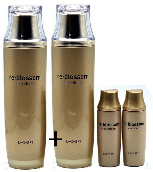 라끄베르 리블라섬 스킨 (1+1) +휴대용2종/각25ml 여자스킨 여성기초화장품, 2개, 150ml