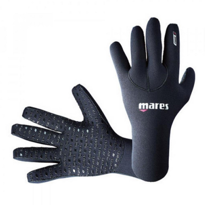 마레스 프리 스쿠버 다이빙 장갑 글로브 3mm 스노클링 수중랜턴 잠수장비, 블랙