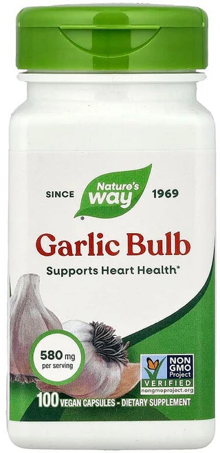 Nature's Way 마늘 구근 580mg 베지 캡슐 100정 NWY-13000, 1개 - 쿠팡
