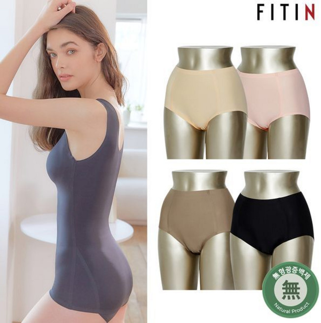 피트인 4종세트 노라인 하이웨스트 누디삼각팬티2차 빅사이즈_P348617607 339768
