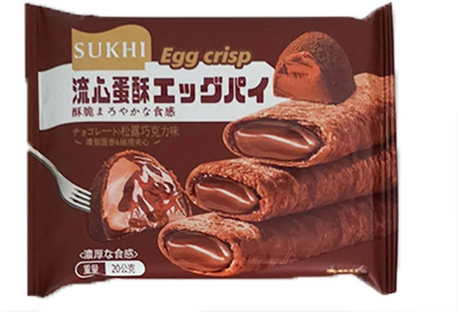 SUKHI 流心蛋酥, 1個, 流心蛋酥 松露巧克力味 20g一入