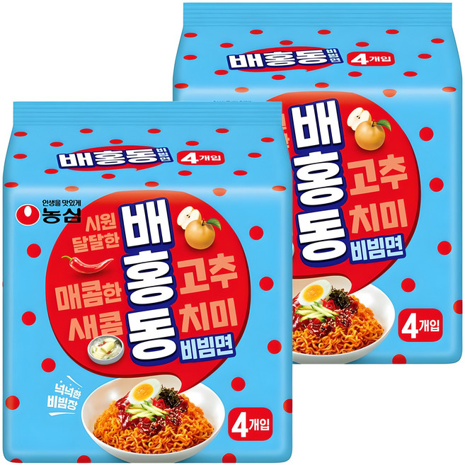 배홍동 비빔면 137g, 8개
