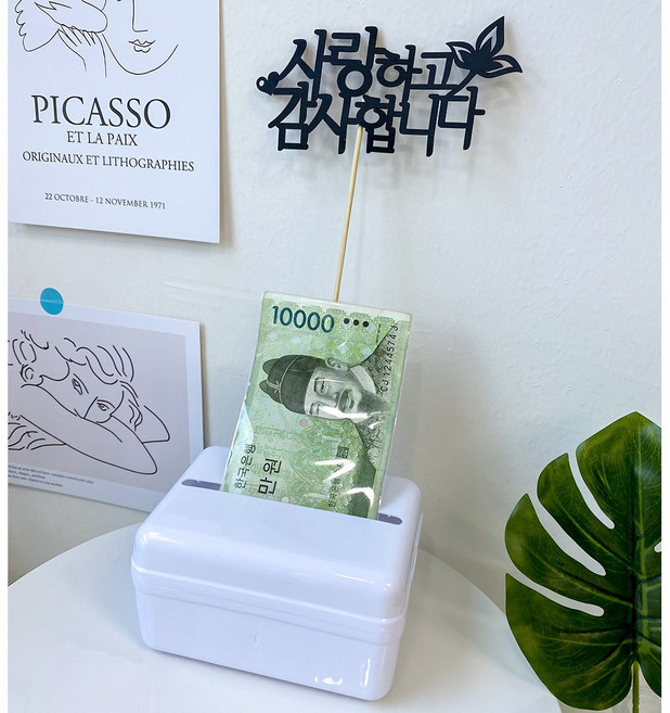 차렌시아 반전케이크 만들기 2가지 size 용돈케이스+opp봉투 세트, 대형케이스