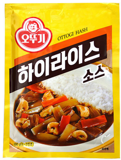 오뚜기 하이라이스 분말, 100g, 3개
