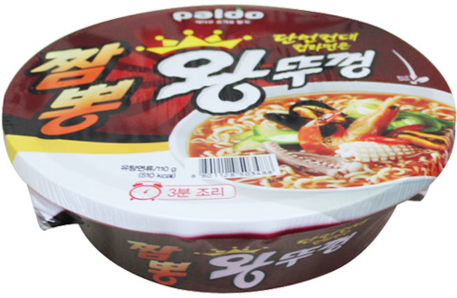 한국야쿠르트 팔도 짬뽕 왕뚜껑 110gX18개입 BOX, 110g, 1개