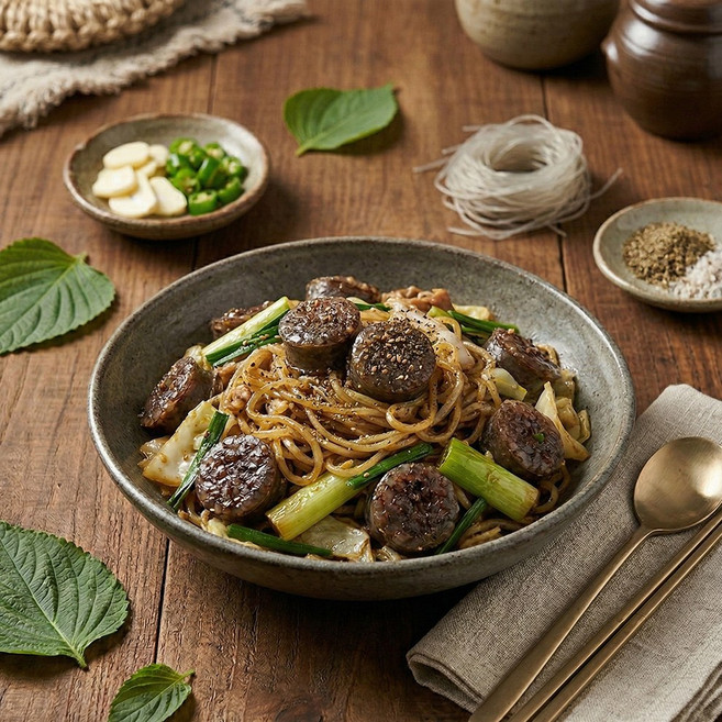 신림동 백순대 볶음 1kg, 1개