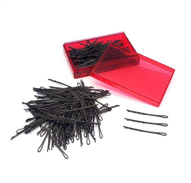 [태민사 ](동양) 케이스 실핀 헤어실핀 승무원핀 업스타일핀, 1개, 검정