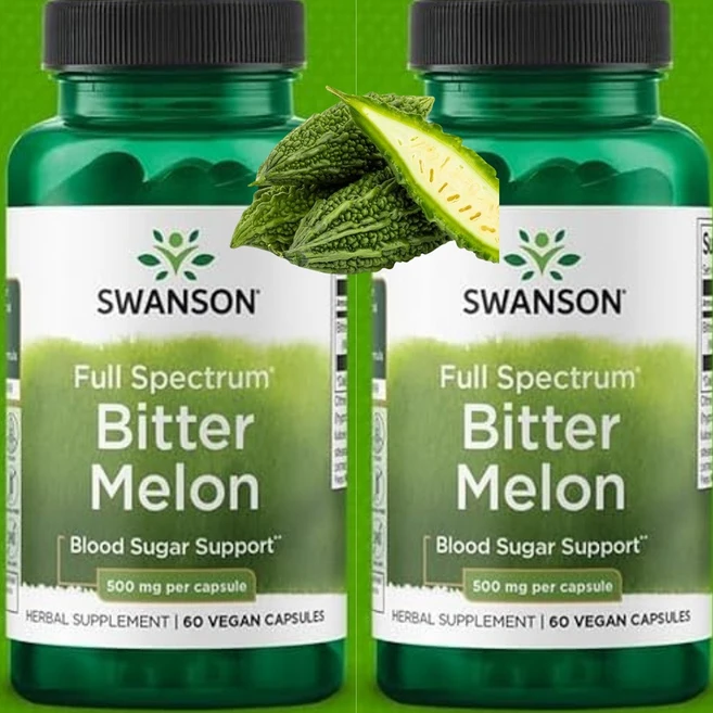 Swanson Full Spectrum 비터 멜론 여주추출물 혈당감소 영양제 미국 내수용, 2개, 60정 - 쿠팡