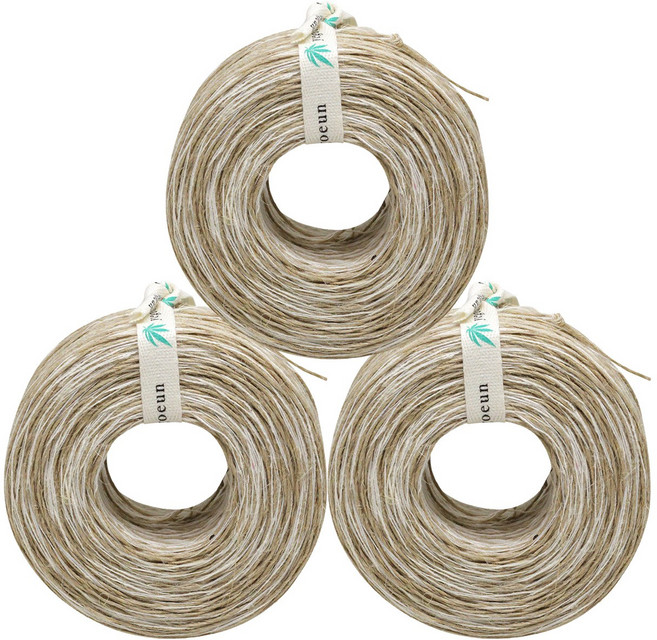 예고은 삼베 코팅 수세미실 3개 세트, 단품