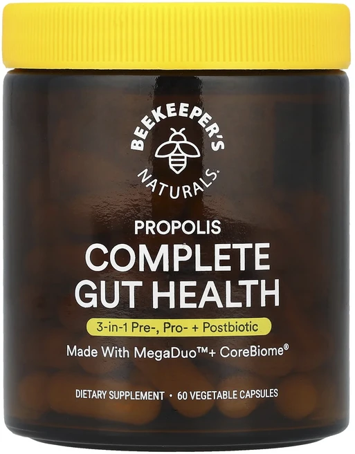 몸관리하세요 겨울입니다 Beekeeper's Naturals 프로폴리스 컴플리트 장 건강 베지 캡슐 60정 특별관리진행, BeekeepersNaturals프로폴리스컴플리트장건강, 1개 - 쿠팡