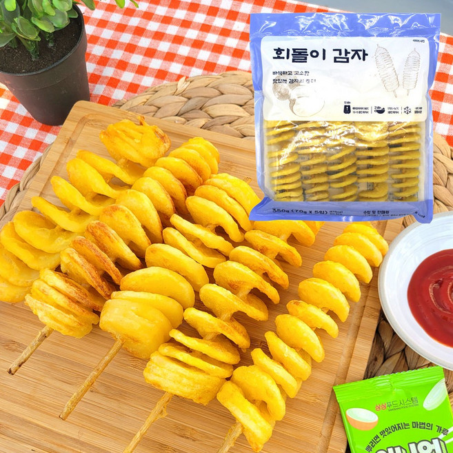 회오리 감자(70gx5개입) 350g / 회돌이 트위스트, 1개