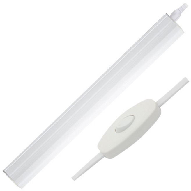샛별하우스 슬림 LED T5 600mm 10W 천장등 + 외장용 스위치, 화이트