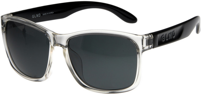 국산 편광율 99.9% 미러 스포츠 선글라스 낚시 골프 운전 등산 도시어부, C14투명블랙다리+블랙렌즈, 기본사이즈