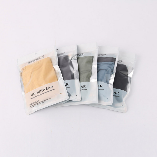 디디오 남성 심플 모달 삼각팬티 브리프 5종세트 소프트 베이직 사계절용