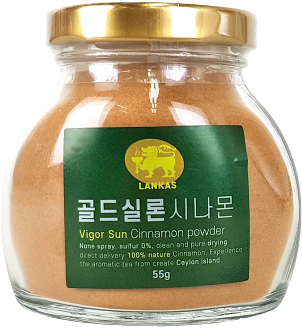 랑카스 골드 실론시나몬 파우더, 55g, 1개 - 쿠팡