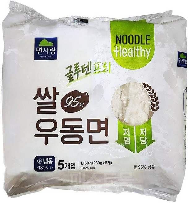 면사랑 글루텐프리 쌀 우동면, 1개, 1.15kg