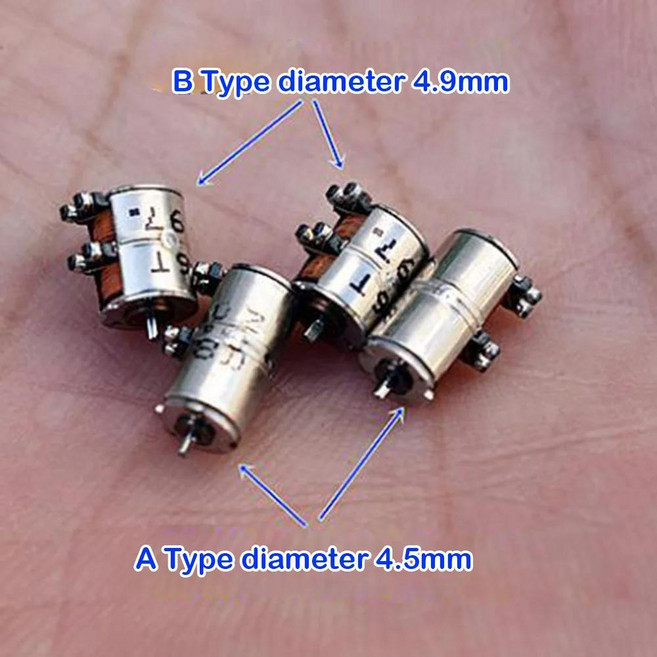 스테퍼 운동 기구 미니 DC 5V 울트라 2 상 4 와이어 4.5MM 정밀 마이크로 스테퍼 모터 DIY 액세서리 x 개, 01 A Tepy diameter4.5MM, 1개