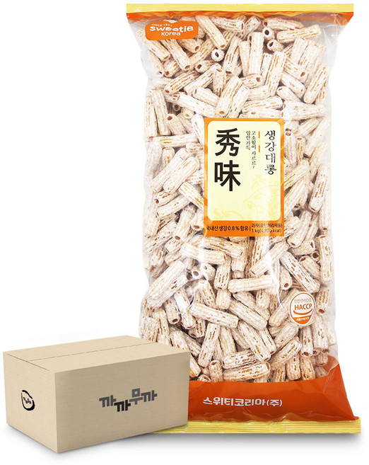 스위티코리아 생강대롱 1kg, 4개