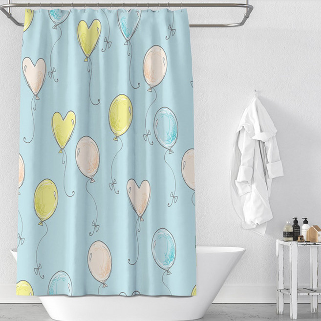 샤워커튼 에스닉 와이파이