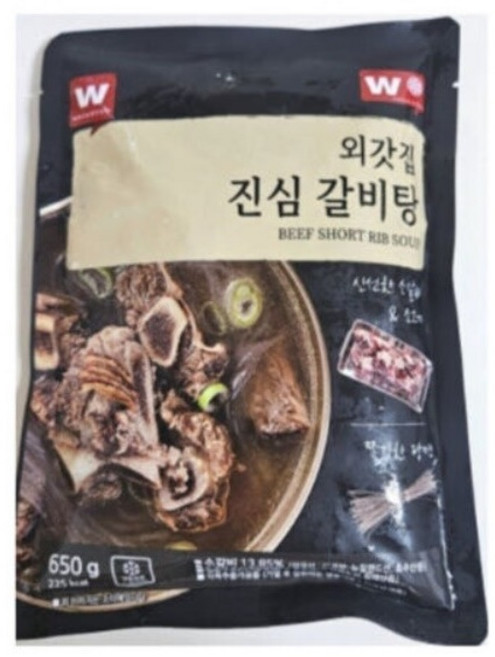외갓집 진심 갈비탕 650g 10팩, 10개