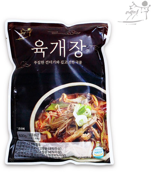 옛맛식품 육개장 1봉(630g) HACCP 간편조리 전통 소고기 대파 육개장, 1개, 630g