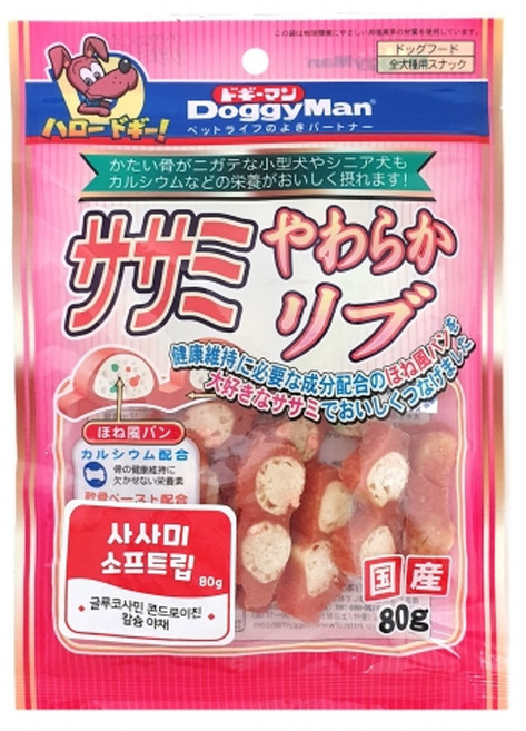 도기맨 사사미소프트립 80g 사사미, 1개