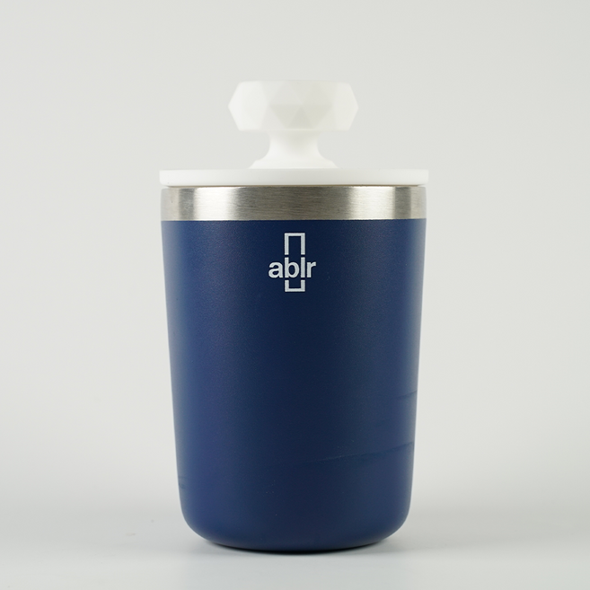 아블러(아이스메이커+얼음컵+텀블러) 캠핑 피크닉 투명 얼음컵, 스피어다이아, 다크블루, 1개