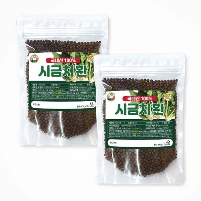 백장생 국내산 시금치환, 300g, 2개
