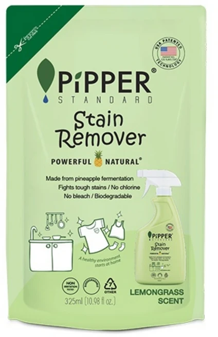 피퍼스탠다드 파인애플 발효액 섬유얼룩 제거제, 리필형, 1개, 325ml - 쿠팡