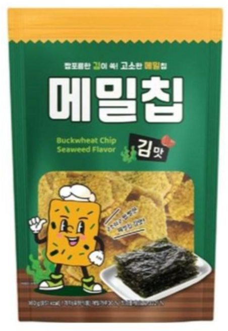 메밀칩 김맛, 1개, 160g