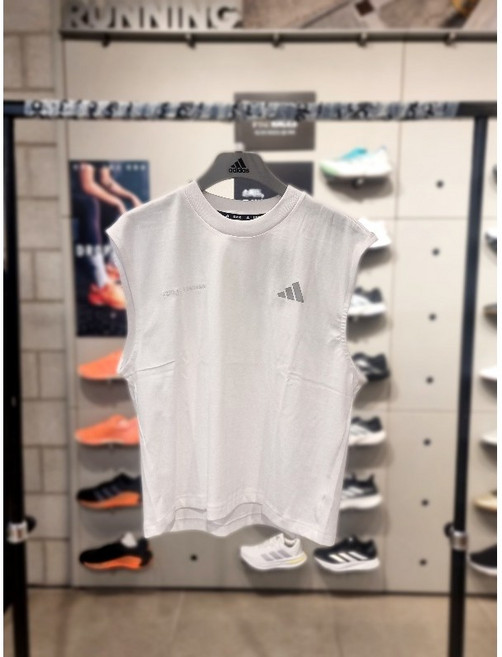 [아디다스] 매장정품 남성 Adi365 치어링 탱크탑 KB2601 민소매 나시 티셔츠 화이트
