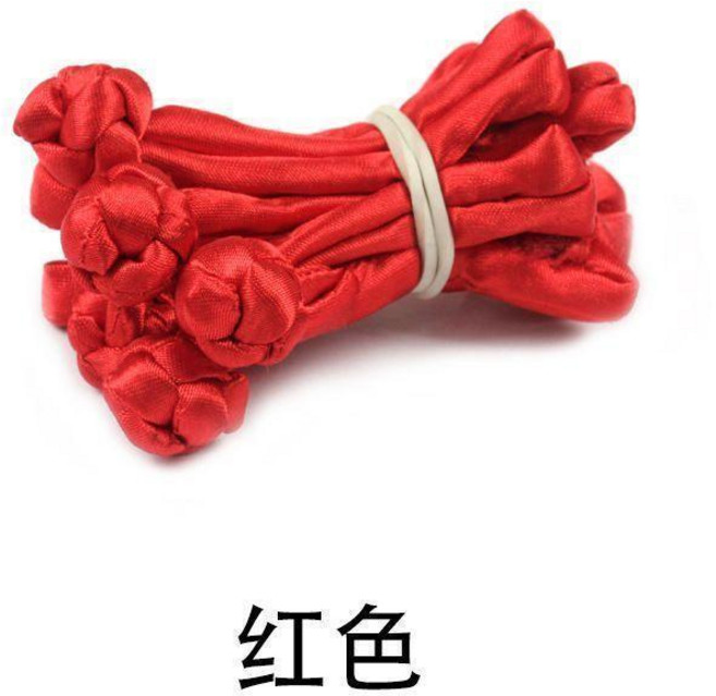 傳統服飾盤扣 釦子, 紅色