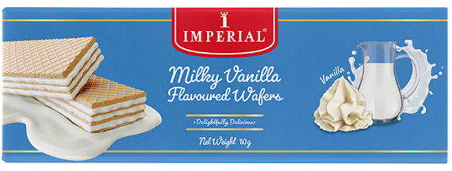 임페리얼 밀키 바닐라향 웨이퍼, 6개, 80g