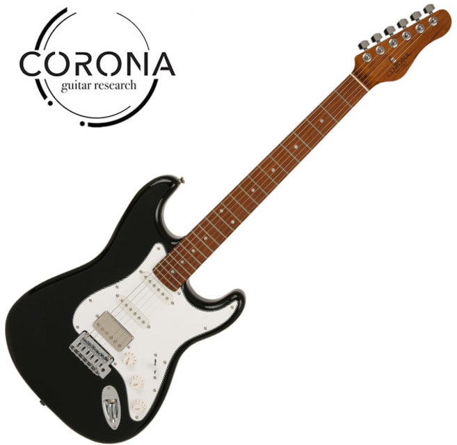 [20가지사은품]코로나 일렉기타Standard Plus ST 블랙, 1개