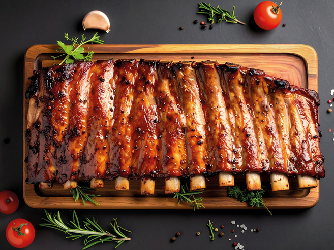 [텍캠] 스페어립 1.2Kg 텍사스바베큐 통바베큐 밀키트 맛집 텍캠 갈비 폭립, 1개