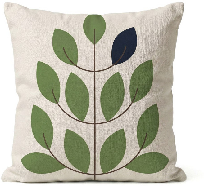 스타일K 한스 쇼파쿠션(솜+무료배송+by10AM 당일출고), 02 리프01