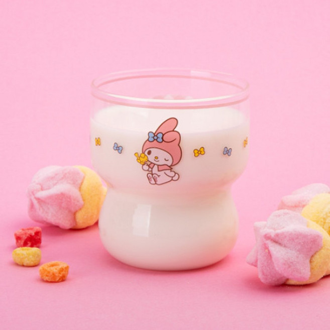 산리오 레트로 유리컵 마이멜로디, 1개