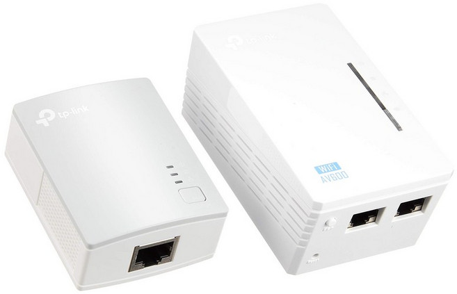 TP-Link WiFi PLC TL-WPA4220 KIT 11n 300Mbps LAN LAN 중계기 어댑터 무선 유선 콘센트 2대, 한개옵션1