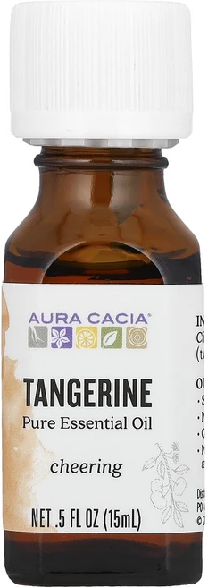 Aura Cacia 100% 순수 에센셜 오일 귤 15ml(.5fl oz), AuraCacia100순수에센셜오일귤15ml5floz, 1개, 15ml - 쿠팡