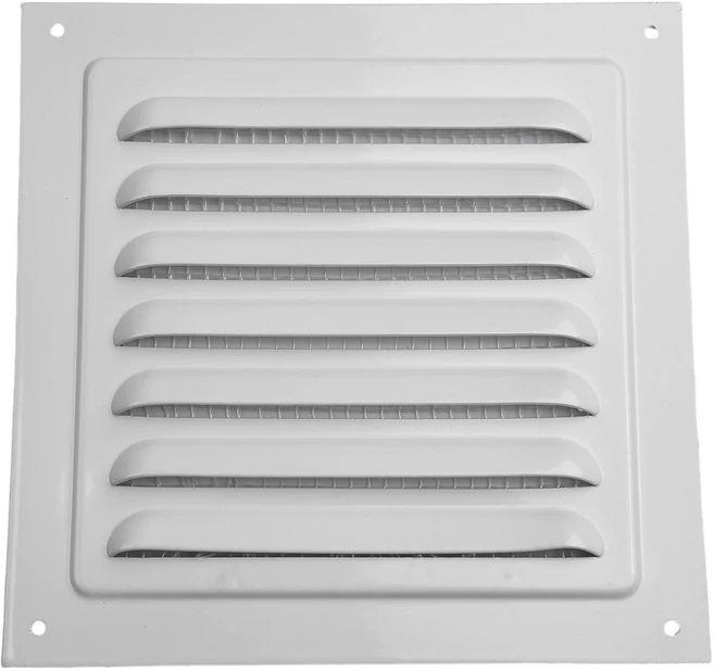 금속 루버 통풍구 그릴 환기 알루미늄 덕트 난방 플레이트 벌레 차단망, 03 150x150mm