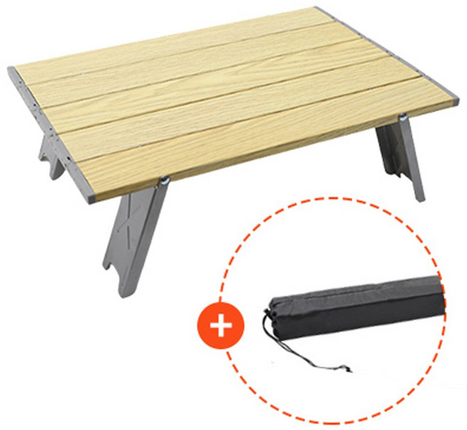 롤 테이블 미니 폴딩테이블 미니멀 캠핑 차박 좌식테이블 휴대용 등산 백패킹, 1개, 1단, 미니폴딩테이블 블랙