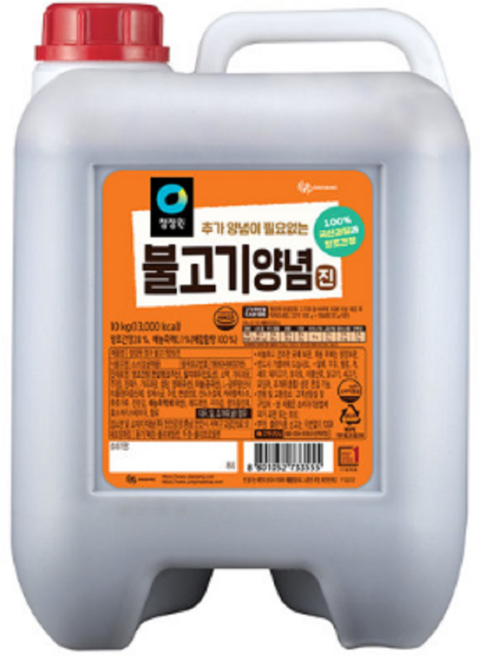 청정원 불고기양념, 10kg, 1개