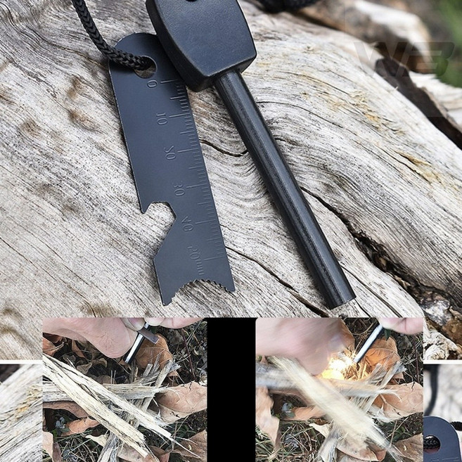 와볼샵 캠핑 점화 스파커 마그네슘 스틱 부싯돌 인화성우수