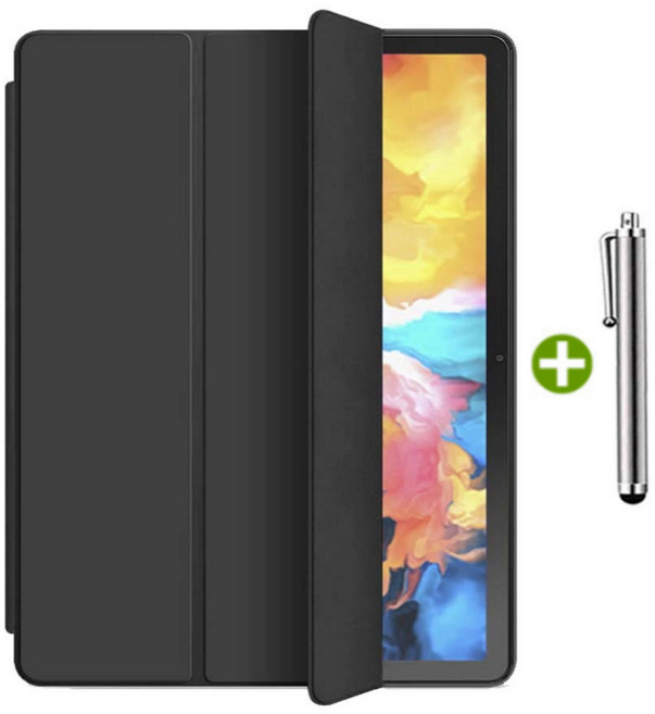 레노버탭 K10 PRO / P12 / M10 plus 3세대 샤오신 패드 10.6인치 호환 플립 북커버 케이스 TB-128FU 128XU 125FU 케이스나라, 2.TPU 젤리 커버 케이스, 블랙